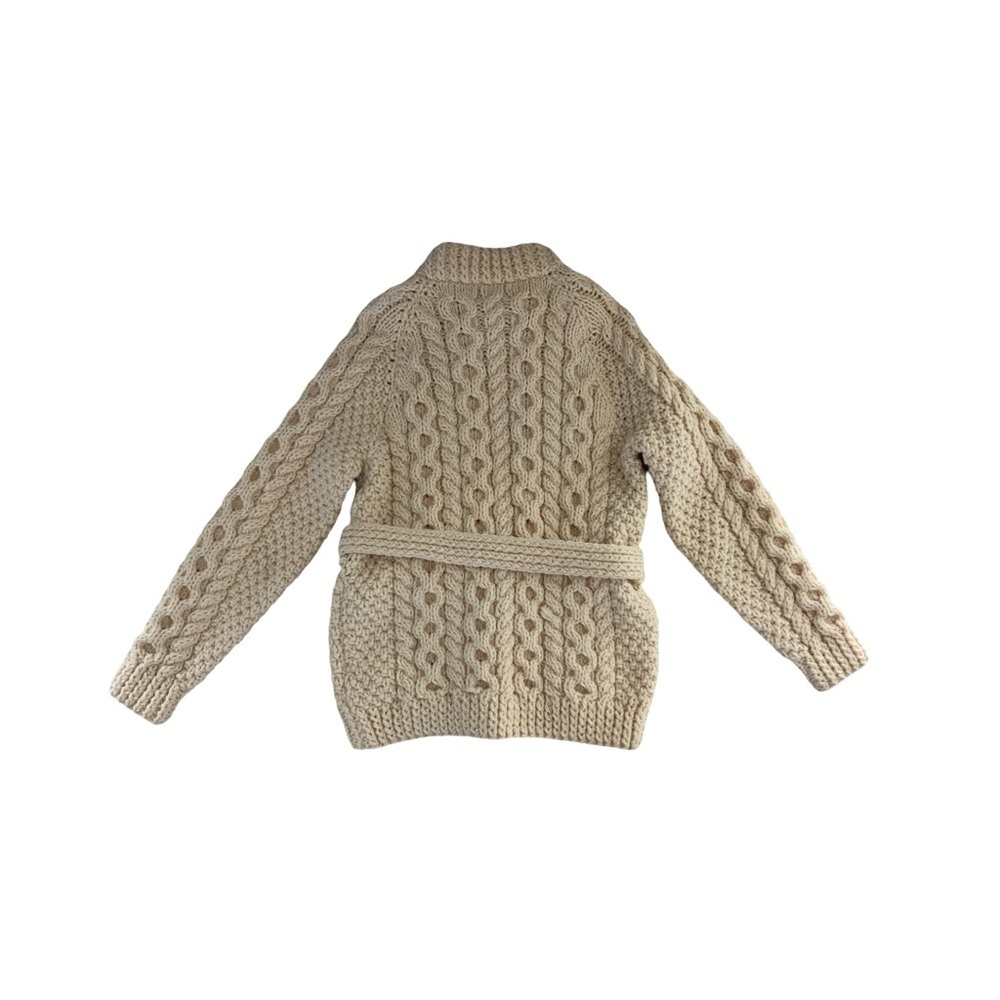 Andion Chunky Knit Fisherman Sweater Made in Ireland - Picture 4 of 5
